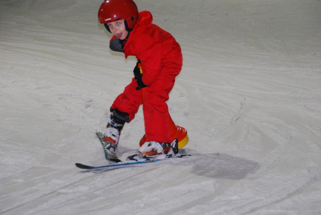 Découverte du ski à l'école